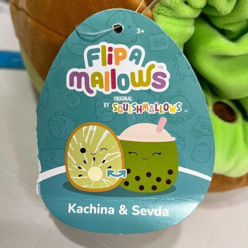 Squishmallows Flip A Mallows Kachina And Sevda   8”   NWT